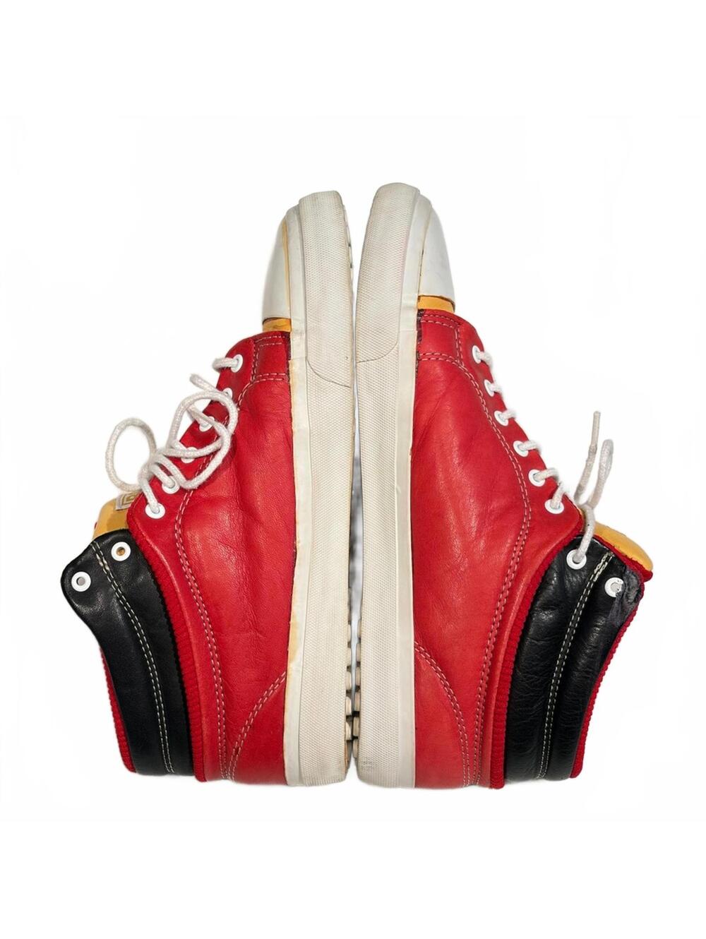 Rare 90's Reebok BOKS Classic Color Block High Top Sneakers Skater Retro Vintage - Picture 7 of 16